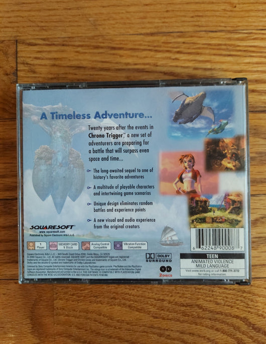 Chrono Cross (No Manual) - PS1 Game RPG Fantasy, Works, Fast Shipping!