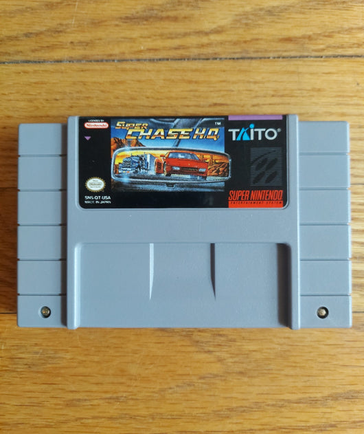 Super Chase HQ - SNES Game Car Racing Vehicular Combat, Works, Fast Shipping!