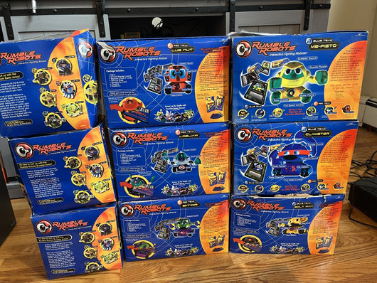 Rumble Robots (Diamond Series): Complete Set Of 6 Robots, Read des, Fast Ship!
