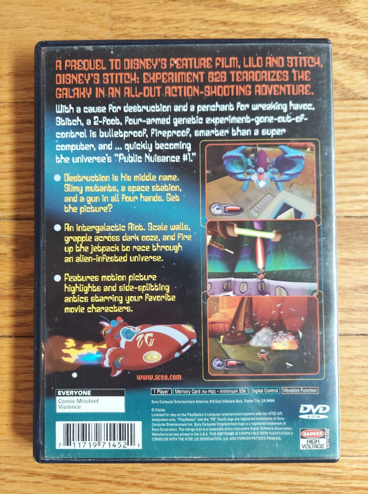 Disney's Stitch: Experiment 626 (CIB) - PS2 Game Shooter, Works, Fast Shipping!