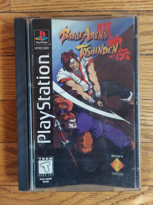 Battle Arena Toshinden (Longbox/CIB) - PS1 Game Fighting Works Fast Shipping!
