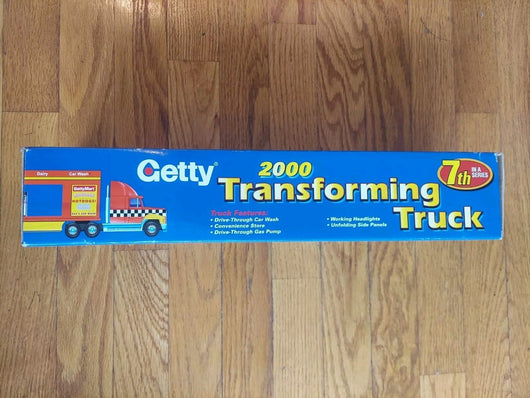 2000 GETTY Transforming Truck 7th in a Series New in Box, Fast Shipping!