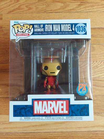 Funko POP! Marvel Deluxe PX Hall of Armor Iron Man Model 4 #1036