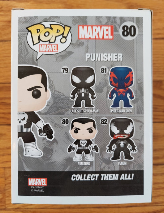 Funko Pop! Marvel - The Punisher #80 Exclusive - Vinyl Bobble-Head Figure - NEW
