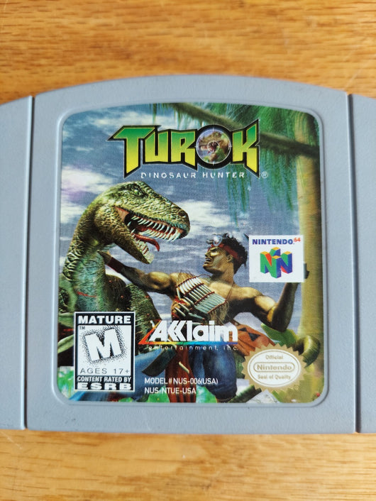 Turok Dinosaur Hunter - N64, Works, Fast Shipping!