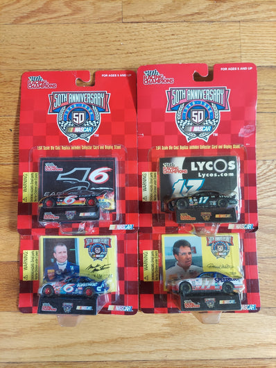 Racing Champions: Nascar 50th Anniversary - Lot Of 4 - 1/64 Scale - NEW Sealed