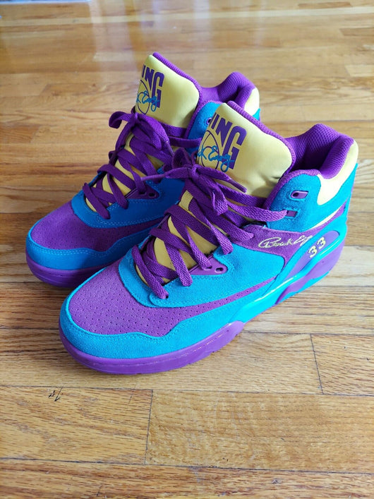 Patrick Ewing: Ewing Guard (Grape/Scuba/Yellow) - Mens 10.5 US (Used),Fast Ship