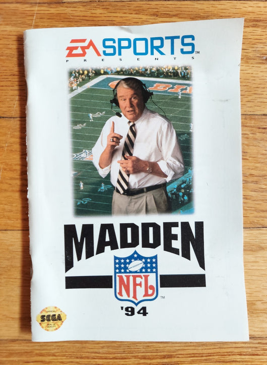 Madden NFL '94 (CIB) - Sega Genesis Game American Football Sports Fast Shipping!