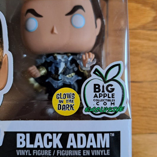 BB Funko POP DC Heroes Black Adam Glow in the Dark Big Apple Collectibles #348