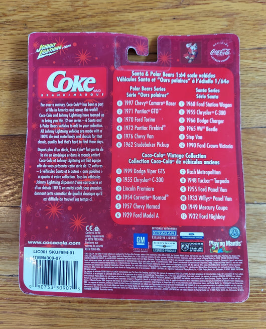 Johnny Lightning: Coca-Cola - 1960 Ford Station Wagon - 1/64 Scale - NEW Sealed
