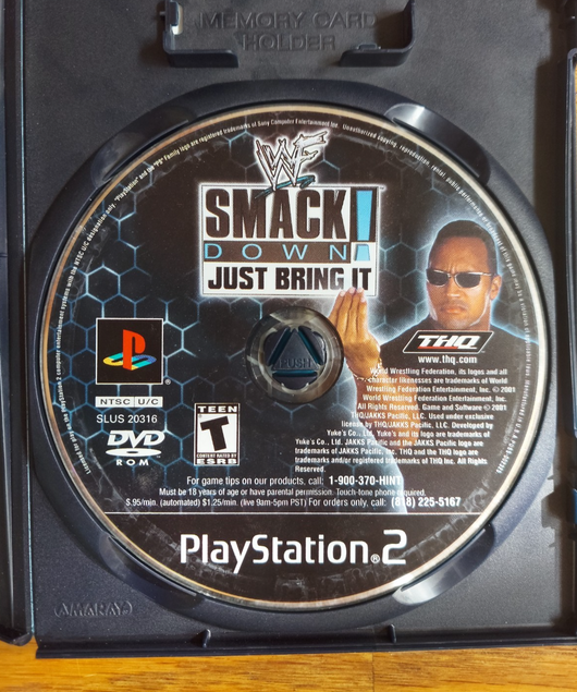 Smack Down! Just Bring It (CIB) - PS2 Game Wrestling Sports Works Fast Shipping!
