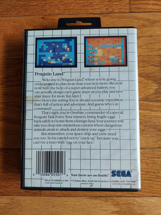 Peguin Land Sega (Case Only), FAST SHIPPING!