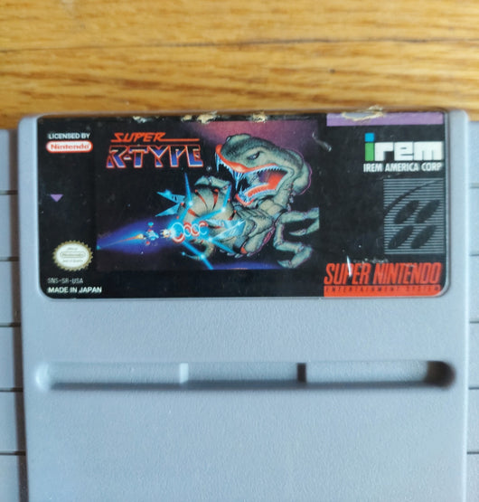 Super R-Type - SNES Game Horizontal Scrolling Shooter Sci Fi Works Fast Shipping