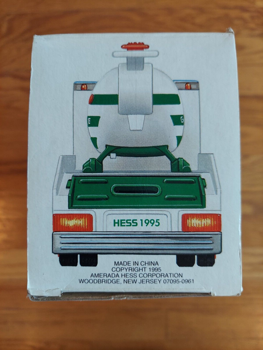 Hess 1995 Toy Truck And Helicopter, Fast Shipping