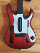 Guitar Hero Guitar (Red/White) For Nintendo Wii W/Strap - Missing Back Plate