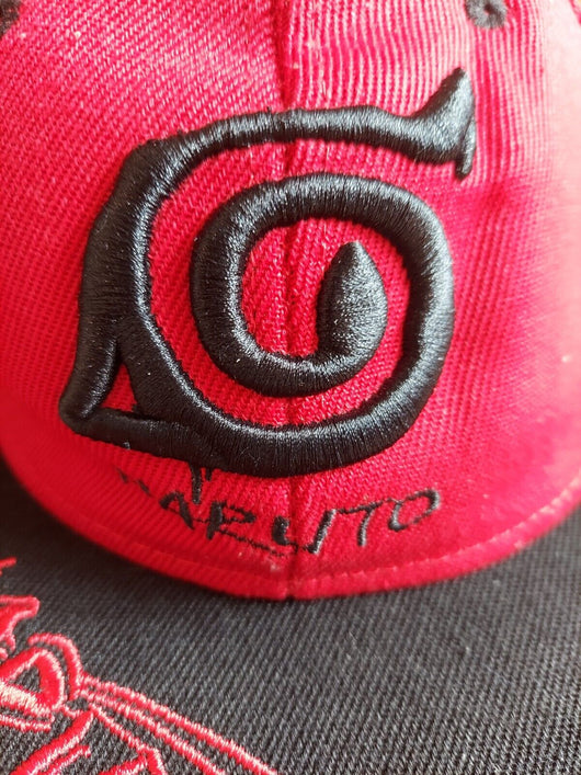 Naruto Snapback Hat (Red & Black), Fast Shipping