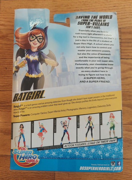 DC Super Hero Girls - Batgirl - Action Figure - Includes Batpack - Fast Shipping