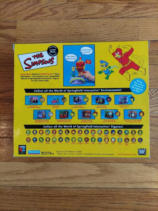 Simpsons Interactive Environment Lunar Base, Playmates 2001