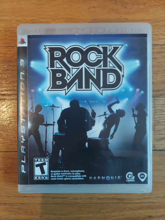 PS3 Rock Band Bundle W/Wired Drum Set, Kick Pedal, Drum Sticks, Wireless Fender