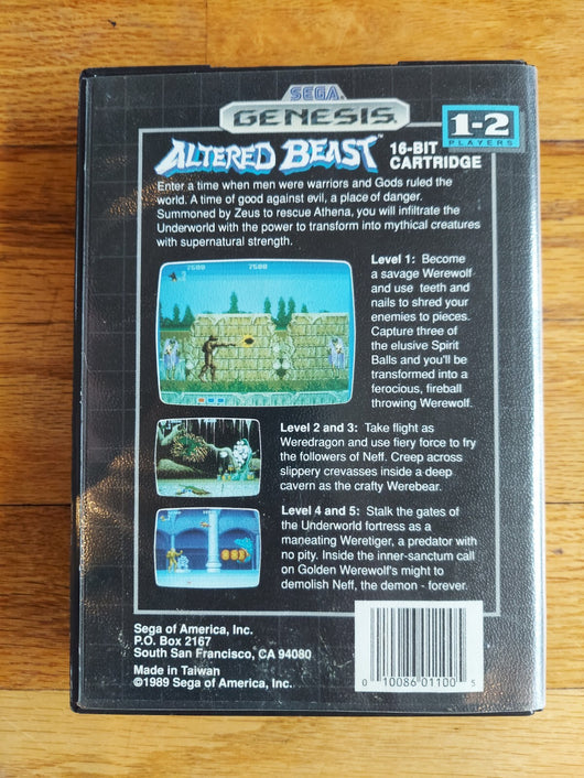 Altered Beast (CIB) - Sega Genesis, Fast Shipping!