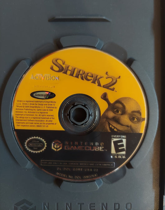 Shrek 2 (Manual & Disc Only) - Nintendo Gamecube - Action & Adventure - Works!