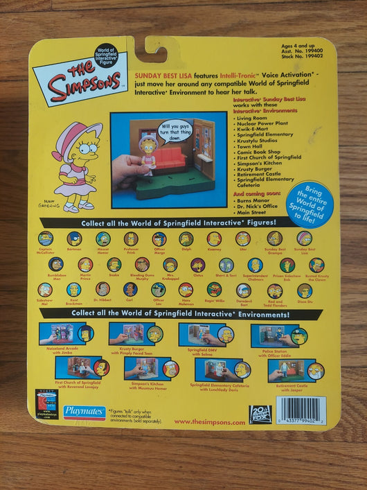 The Simpsons World Of Springfield Sunday Best Lisa Series 9 Playmates