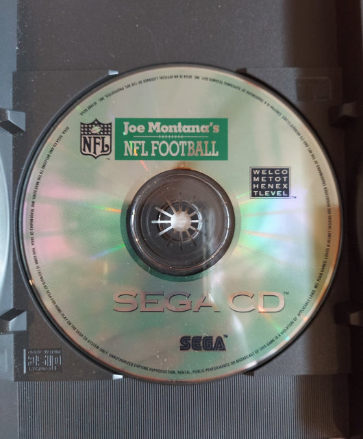 Joe Montana's NFL Football (CIB) - Sega CD Game Sports, Works, Fast Shipping!