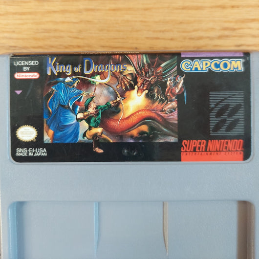 King Of Dragons - SNES Game Action & Adventure Fantasy, Works, Fast Shipping!