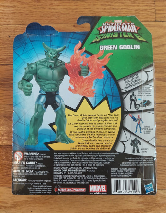 Ultimate Spider-Man Vs. The Sinister 6 - Green Goblin - Action Figure Fast Ship!