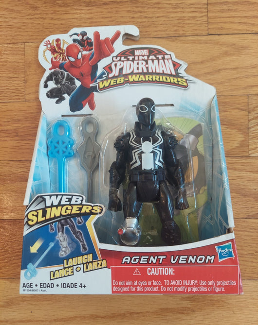 Ultimate Spider-Man: Web-Warriors - Agent Venom - Action Figure Fast Shipping!
