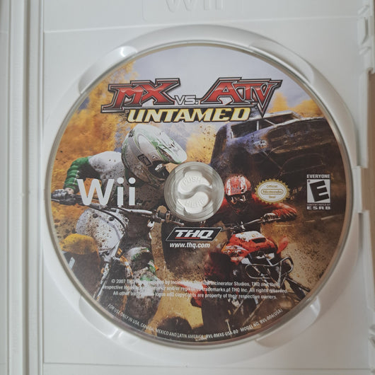 Wii Games Bundle (Hot Wheels Beat That!, MX Vs. ATV Untamed) Works Fast Shipping