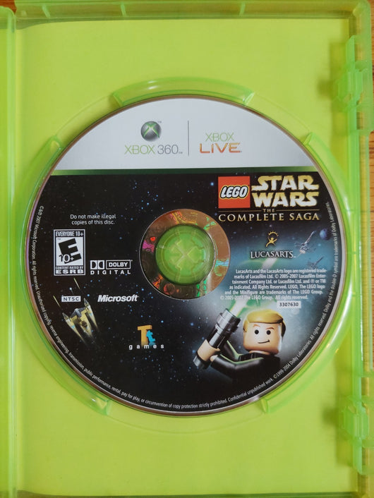 LEGO Star Wars: The Complete Saga Xbox 360 - No Manual, Fast Shipping!