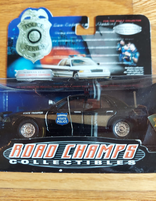 Road Champs Collectibles: Police Series 3 - 1/43 Scale - Indiana State Police