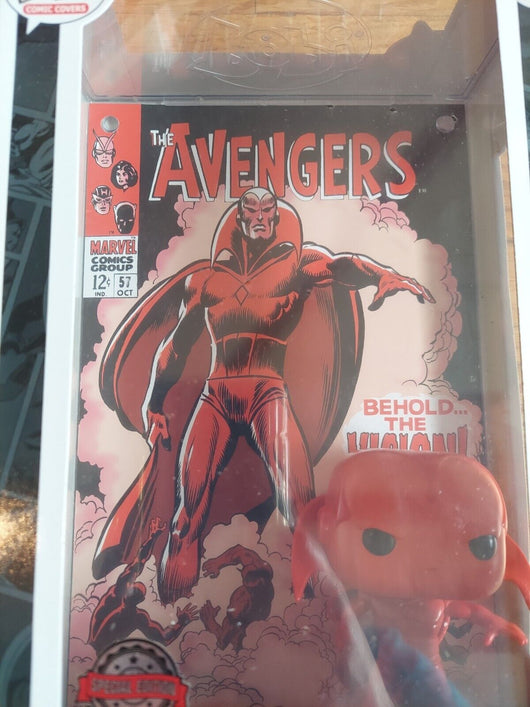 Funko Pop Comic Covers Marvel Vision 02 Special Edition, NEW , FAST SHIPPING