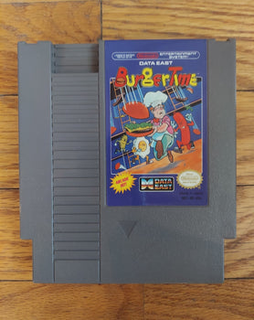 Burgertime (Cartridge Only) - NES Game - Action Platformer - Works Fast Shipping
