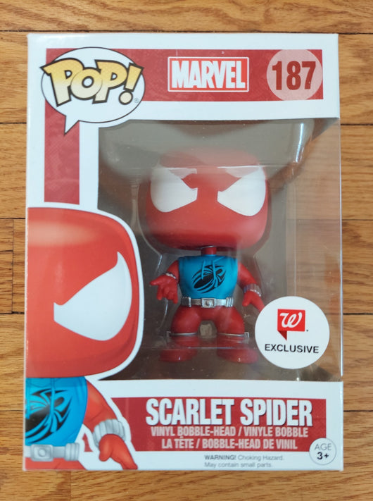 Funko Pop! Scarlet Spider #187 (Walgreens Exclusive) - Vinyl Bobble-Head Figure