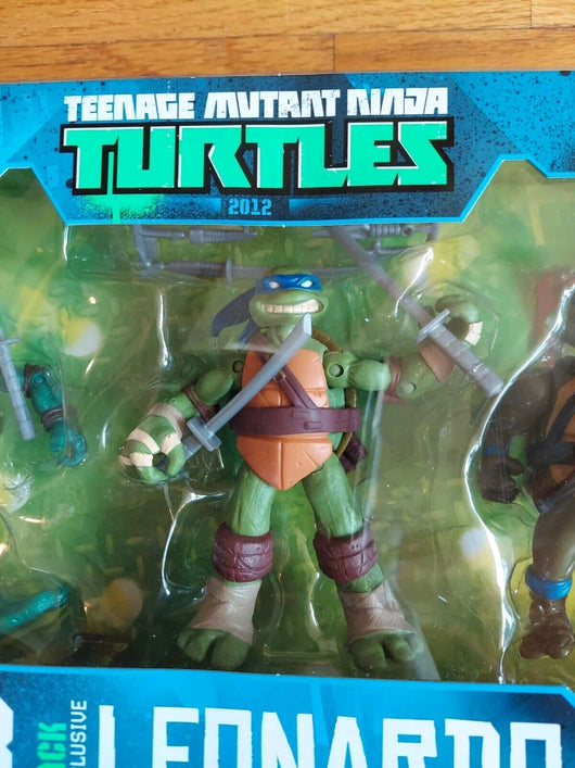 Teenage Mutant Ninja Turtles 3 Pack Leonardo Action Figure, FAST SHIPPING