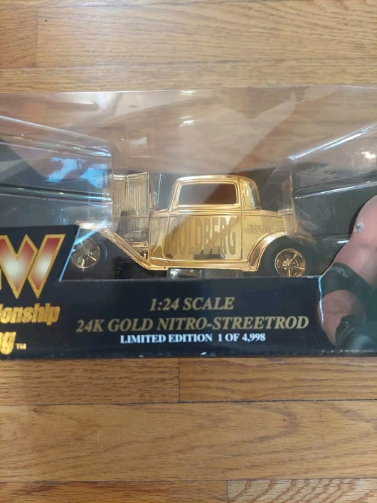 Racing Champions  1:24 Scale - Goldberg 24K Gold Nitro Streetrod (WCW),Fast Ship