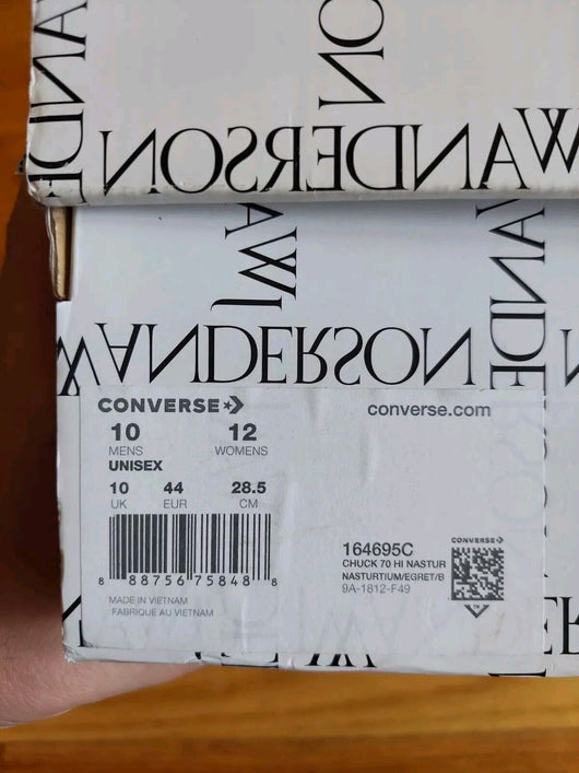 Size 10 - Converse JW Anderson x Chuck 70 High Glitter Pack,User,Fast Shipping