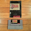 NINTENDO SNES - The Legend of Zelda: A Link to the Past with Manual TESTED