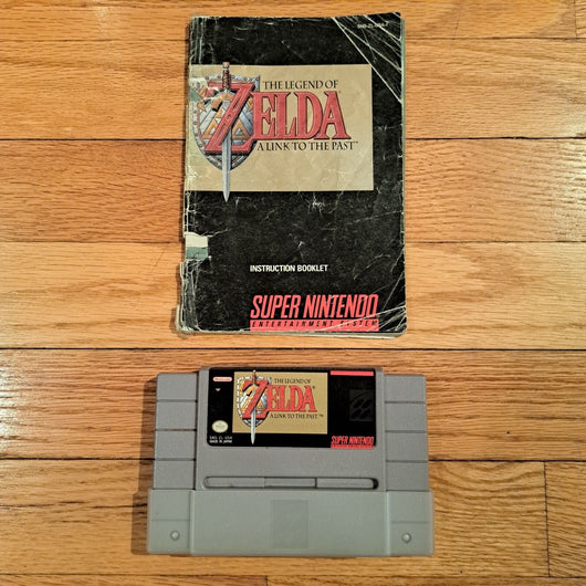NINTENDO SNES - The Legend of Zelda: A Link to the Past with Manual TESTED