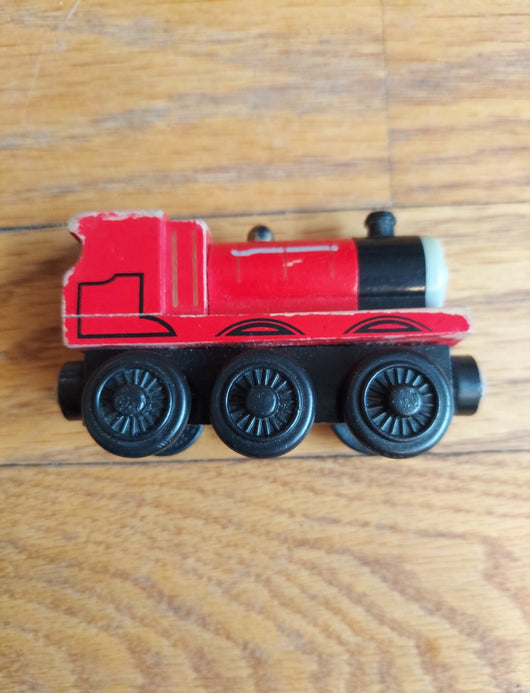Thomas & Friends Wooden Railway Train & Tender - James - 2539TF100 -Limited 2009