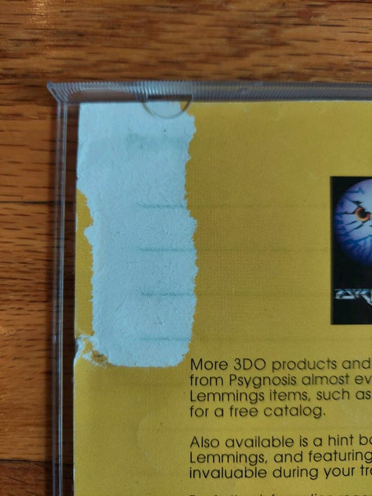 Lemmings 3DO, Minor crack in CD, TESTED, Works Fast Shipping, RARE