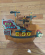 Nintendo Bowser's Air Ship Playset - Super Mario Deluxe -Incomplete Tested/Works
