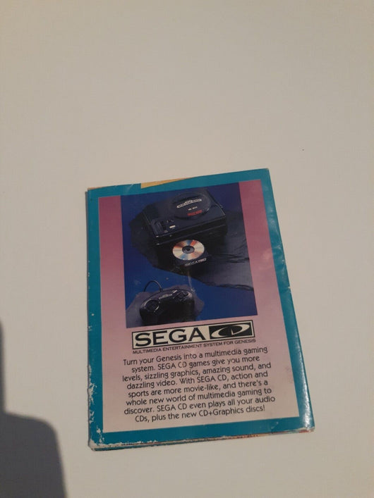 Sonic The Hedgehog 2 Poster Only Sega Genesis Batman Returns Insert *Authentic*