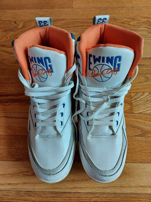 Patrick Ewing: Ewing 33 Hi (White/Orange/Blue) - Mens Size 10.5 US (Used)