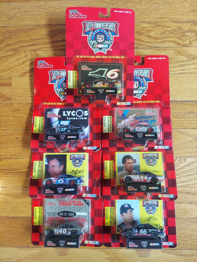 Racing Champions: Nascar 50th Anniversary - Lot Of 7 - 1/64 Scale - NEW Sealed