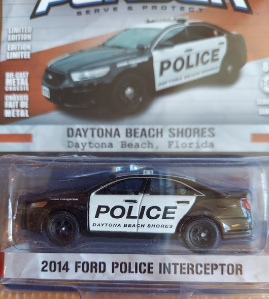 Greenlight Collectibles: Hot Pursuit -Daytona Beach 2014 Ford Police Interceptor