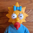 Vintage 90s Simpsons Burger King Plush Doll Set 4 Homer Marge Maggie Lisa