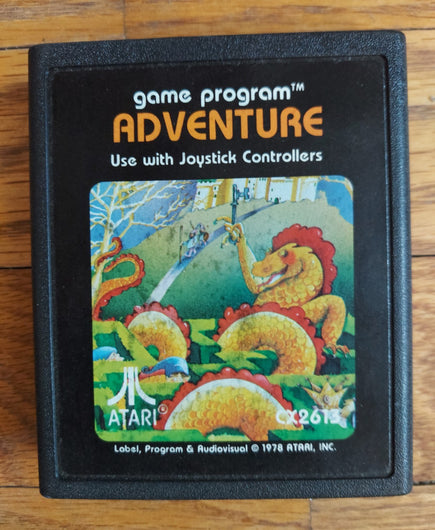 Adventure - Atari 2600 - Game Cartridge - Action & Adventure Maze Exploration